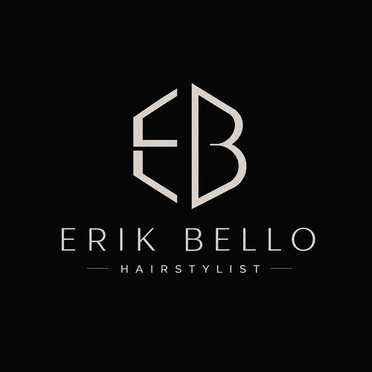 Erik Bello hairstylist logo